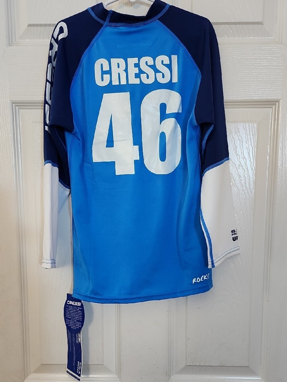Cressi Blue & Navy Rash Guard - Picture 2 of 7
